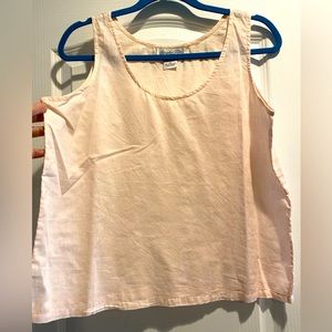 SIMPLY TOPS PINK M COTTON TANK (A-17)